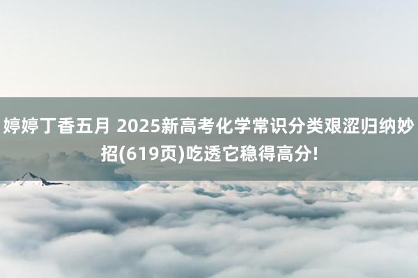婷婷丁香五月 2025新高考化学常识分类艰涩归纳妙招(619页)吃透它稳得高分!