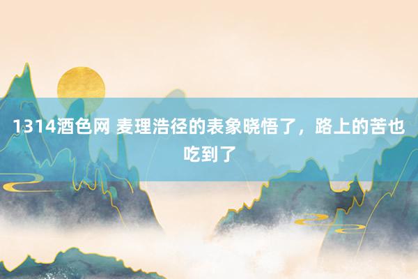 1314酒色网 麦理浩径的表象晓悟了,路上的苦也吃到了